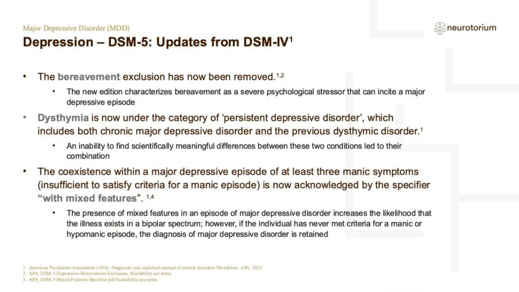 Major Depressive Disorder - Course Natural History and Prognosis - slide 17
